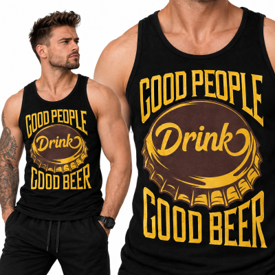 TANK TOP ŚMIESZNY  DRINK